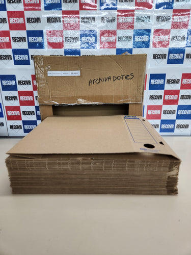 Archivador Elba tric system cartón marrón 30 uds
